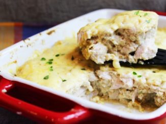 Запеканка с курицей и творогом