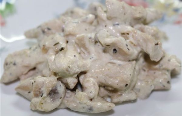 курица в сливочном соусе Курица в сливочном соусе
