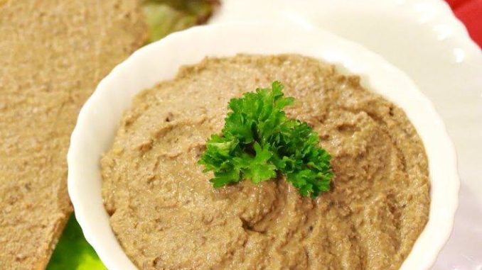 паштет Паштет из куриной печени с грибами