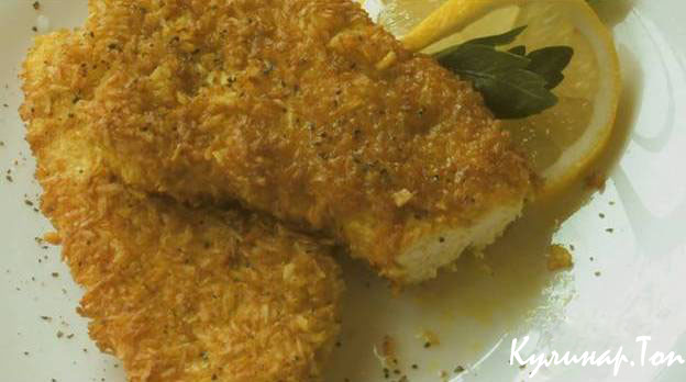 шницели Куриные шницели в кокосовой панировке