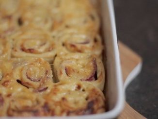 Быстрые рулетики с ветчиной и сыром