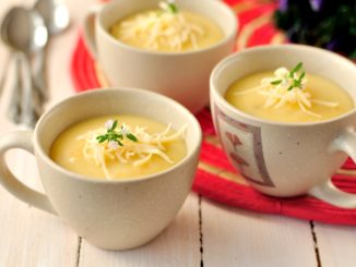 Картофельный суп-пюре с сыром