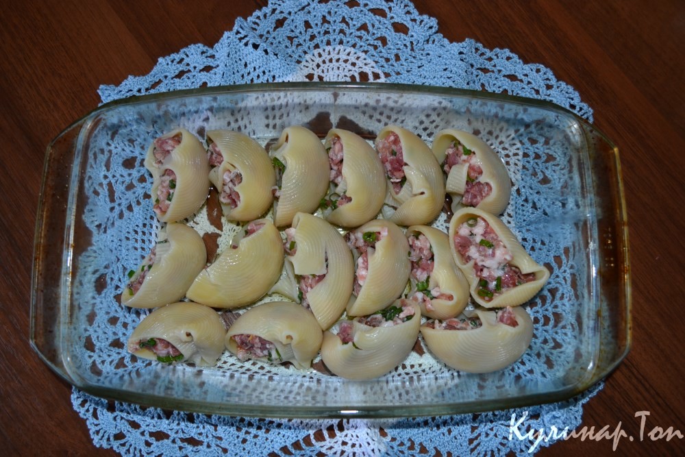Фаршированные конкильони