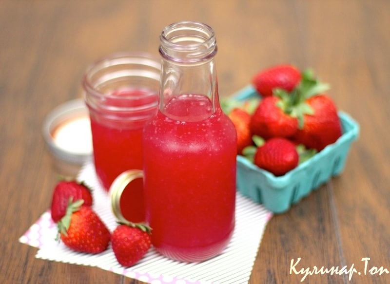 Ликер из клубники на коньяке