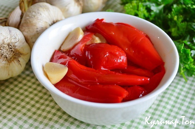 Маринованный перец с корицей