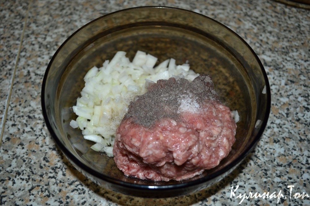 Мясной пирог из лаваша