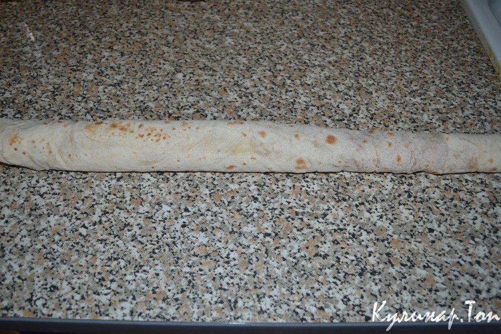Мясной пирог из лаваша
