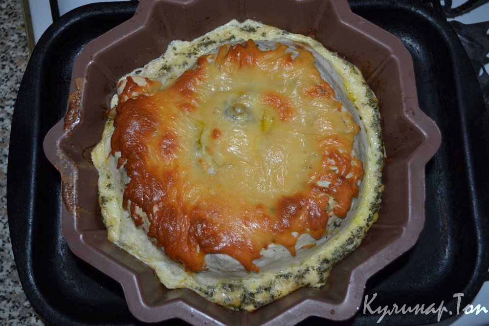 Мясной пирог из лаваша
