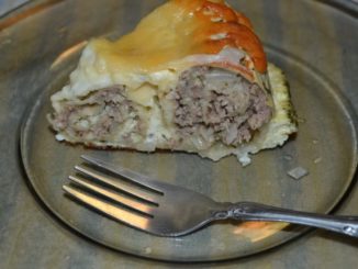 Мясной пирог из лаваша