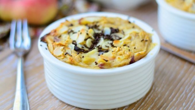 Овсяная запеканка с медом и бананами Овсяная запеканка с медом и бананами