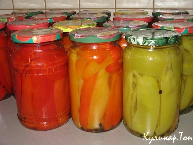Перец, маринованный по-болгарски