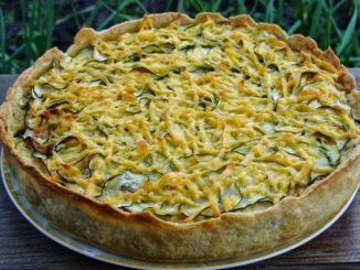 Пирог с курицей и цуккини