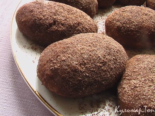 Пирожное «Картошка» из печенья Пирожное «Картошка» из печенья