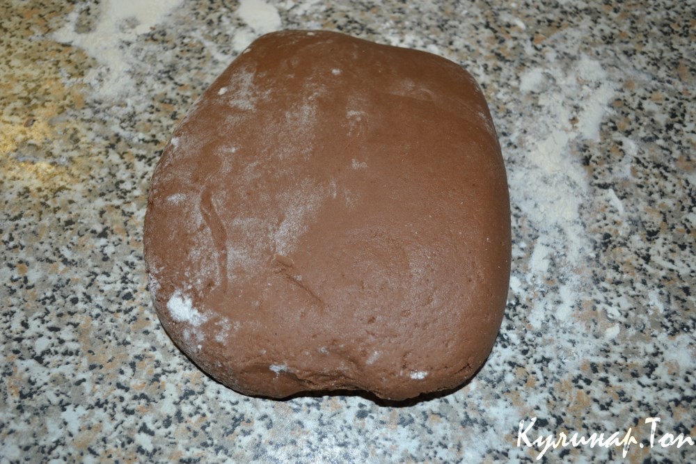 Шоколадно-молочные коржики