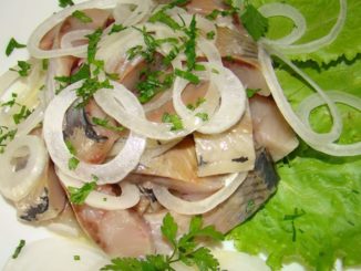 Салат из сельди с растительным маслом