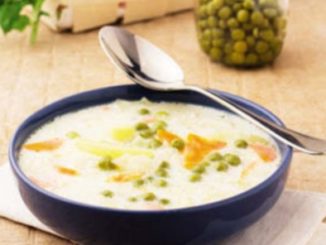 Суп молочный с овощами