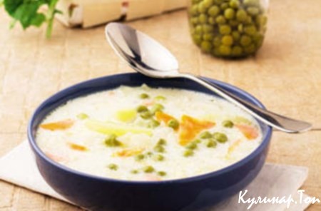 Суп молочный с овощами Суп молочный с овощами
