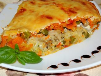 Запеканка из куриного филе с овощами