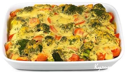 Запеканка из морского языка с овощами Запеканка из морского языка с овощами