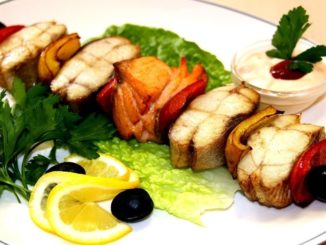 Шашлык из салаки