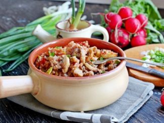 Гречка с овощами