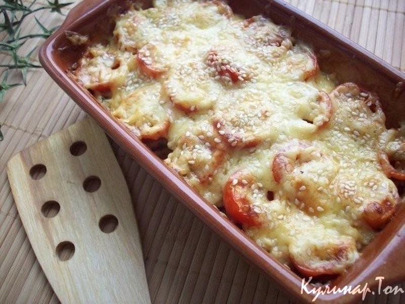 Кабачки под сыром