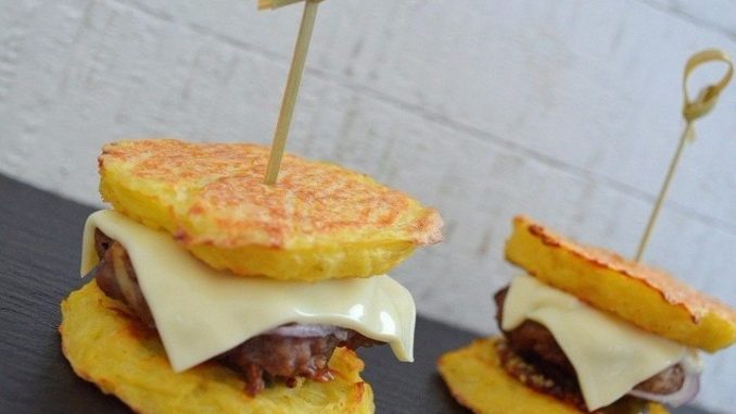 Картофельные бургеры с мясом Картофельные бургеры с мясом