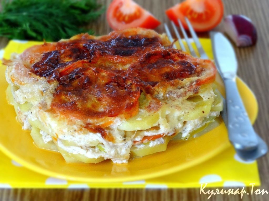 Картофельный гратен