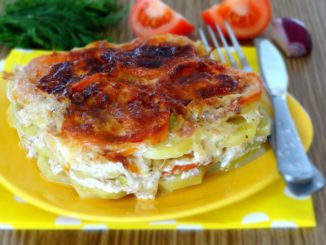 Картофельный гратен