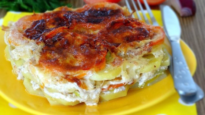 Картофельный гратен Картофельный гратен