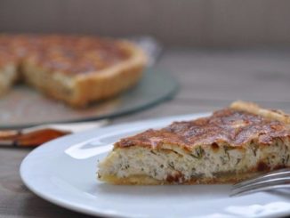 Киш с курицей и сыром