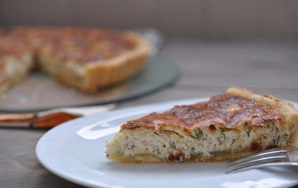 Киш с курицей и сыром Киш с курицей и сыром