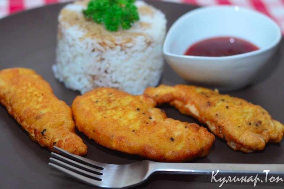 Куриное филе в кляре