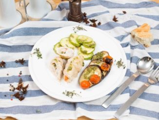 Куриные рулеты с креветками