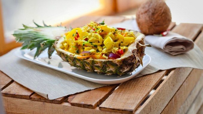 Курица с ананасом Курица с ананасом