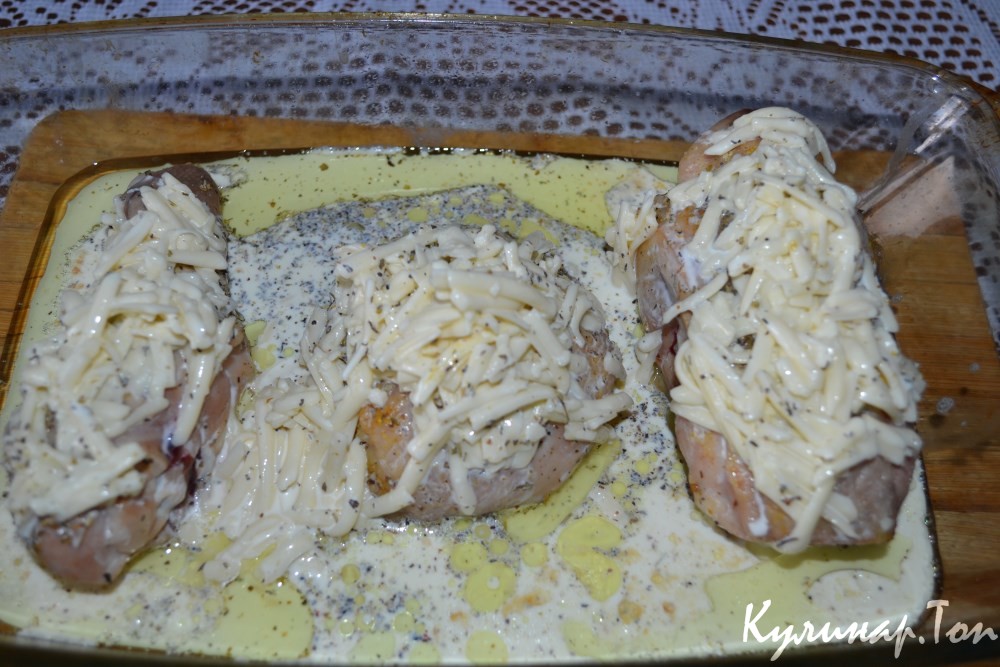 Курица со сливками по-французски