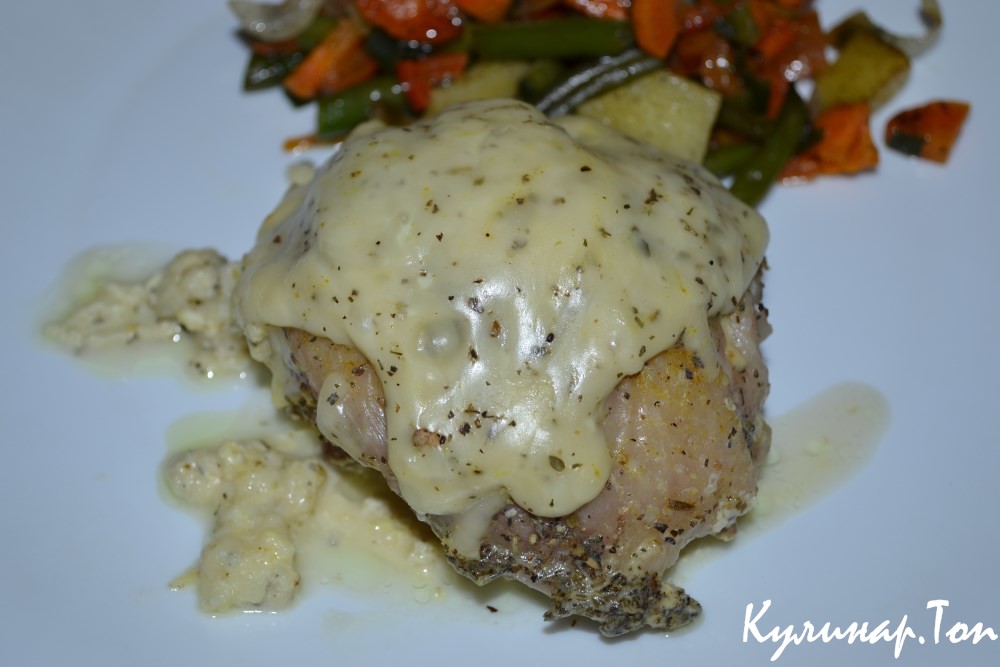 Курица со сливками по-французски