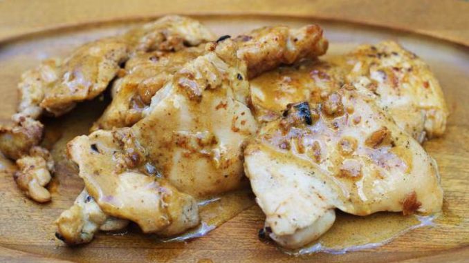 Курица со сливками по-французски Курица со сливками по-французски
