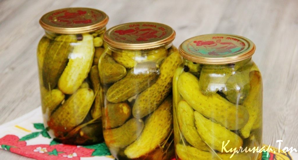Огурцы, маринованные по-болгарски