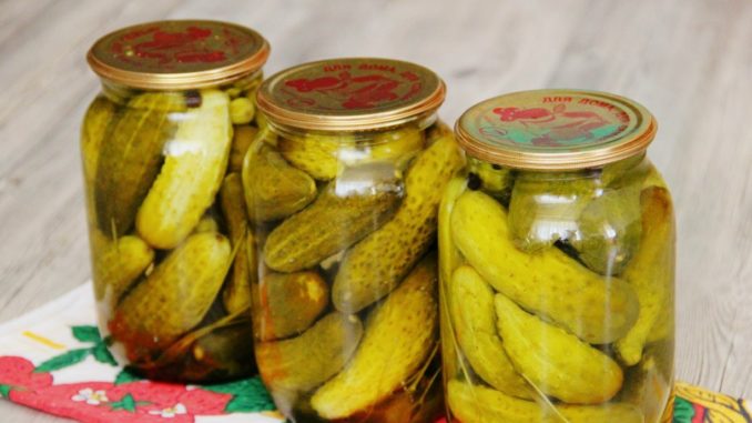 Огурцы, маринованные по-болгарски Огурцы, маринованные по-болгарски