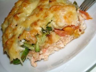 Овощная запеканка с курицей