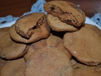 Печенье из овсяной муки с шоколадом