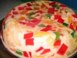 Праздничный торт-желе «Мозаика»