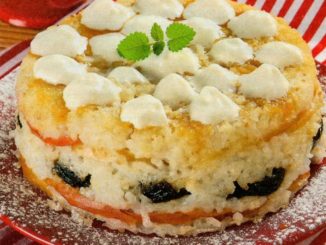 Рисовая запеканка с черносливом