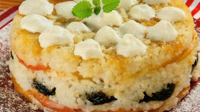 Рисовая запеканка с черносливом Рисовая запеканка с черносливом
