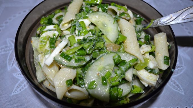 Салат с пастой и рукколой-20 Салат с пастой и рукколой