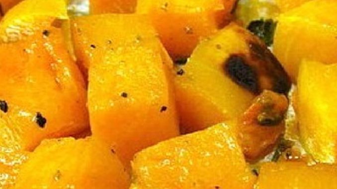 Тыква, жаренная с фисташками Тыква, жаренная с фисташками