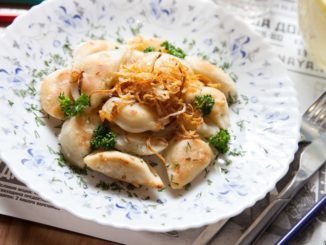Жареные вареники с картошкой