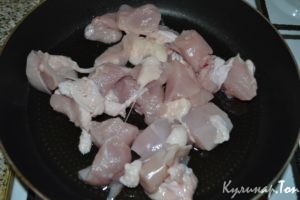 Жаркое из курицы с нутом
