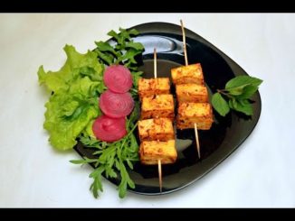 Шашлык из трески с тофу